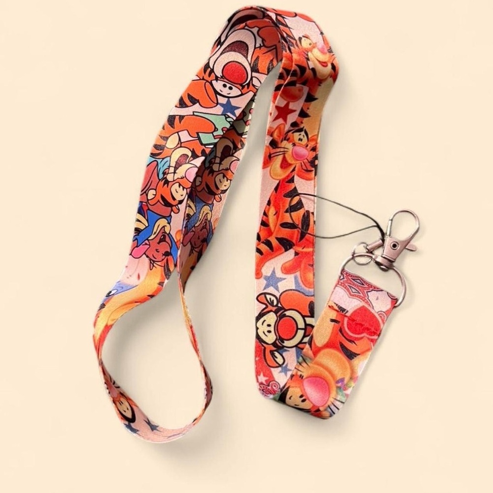New Colorful Tigger & Friends Lanyard